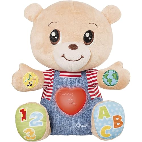 Chicco 00007947000000 Spiel ABC Teddy Bär Emotionen, Mehrfarbig von Chicco