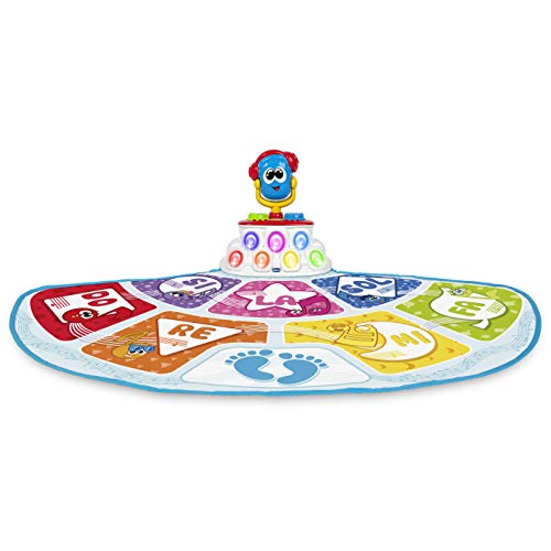 Chicco Spielset Farm Animals 2 in 1 Interaktive Spielmatte zum Lernen von Formen und Tieren, Spiele für Kinder 1 Jahr, 4 Jahre, italienisch/englische Version von Chicco