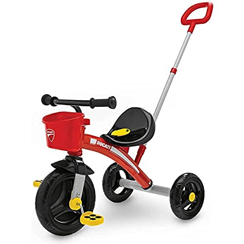 Chicco U-GO 2in1 Kinderdreirad, Dreirad für Mädchen und Jungen mit höhenverstellbarem Griff, Sicherheitsgurt und Ablagekorb, Max 20 kg, Kinderspielzeug ab 18 Monaten bis 5 Jahren, Rot Chicco U-GO 2in1 Kinderdreirad, Dreirad für Mädchen und Jungen mit höhenverstellbarem Griff, Sicherheitsgurt und Ablagekorb, Max 20 kg, Kinderspielzeug ab 18 Monaten bis 5 Jahren, Rot von Chicco