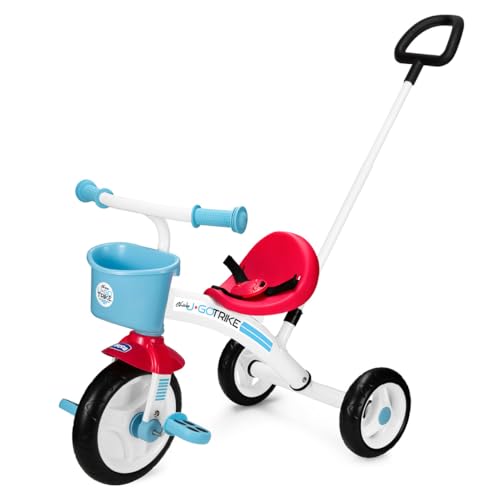 Chicco U-GO 2-in-1-Kinderdreirad, Dreirad für Mädchen und Kinder, mit höhenverstellbarem Griff, max. 20 kg, 18 Monate — 5 Jahre, Unisex-Farbe von Chicco