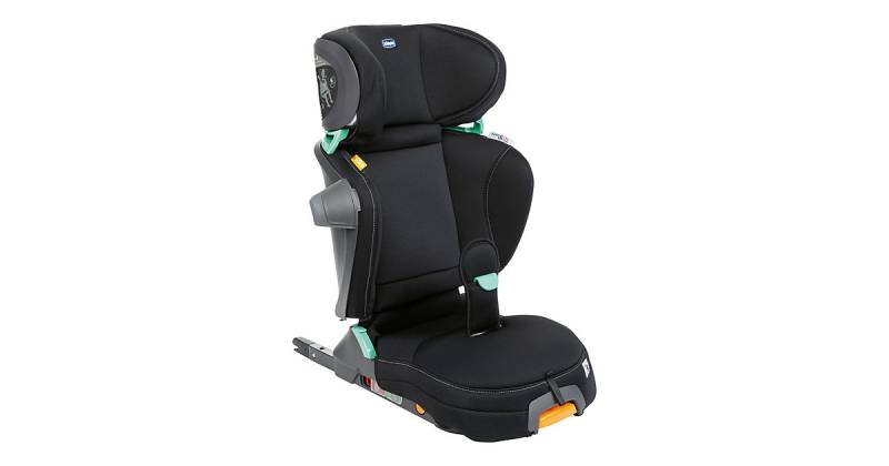 Kindersitz Fold&Go i-Size , 100-150 cm, faltbar, inkl. Seitenaufprallschutz und Bauchgurtführung schwarz von Chicco