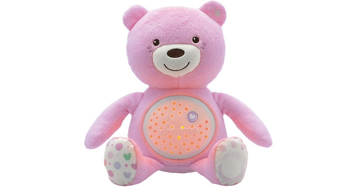 Nachtlicht mit Musik Baby Bär, rosa von Chicco