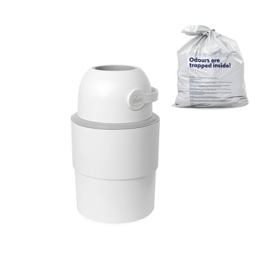 chicco Windeleimer Teleskop Odour Off inkl. 1 Packung Müllbeutel, weiß chicco Windeleimer Teleskop Odour Off inkl. 1 Packung Müllbeutel, weiß von Chicco