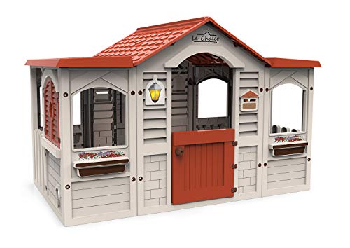 Chicos - Le Chalet Spielhaus | Gartenhaus Kinder für Jungen und Mädchen ab 2 Jahren | Spielhaus Kinder Outdoor (89650) von Chicos