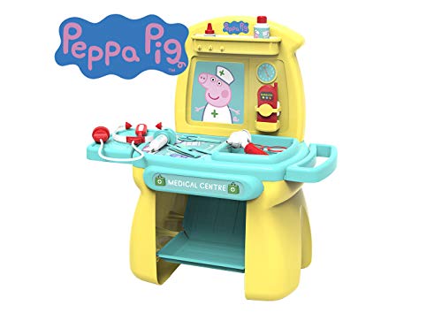 Chicos - Pig Peppa Wutz Medizinisches Spielzeugzentrum. Imitation Set für Kinder. inkl. 11 Zubehör +18 Monate, bunt (84503) von Chicos