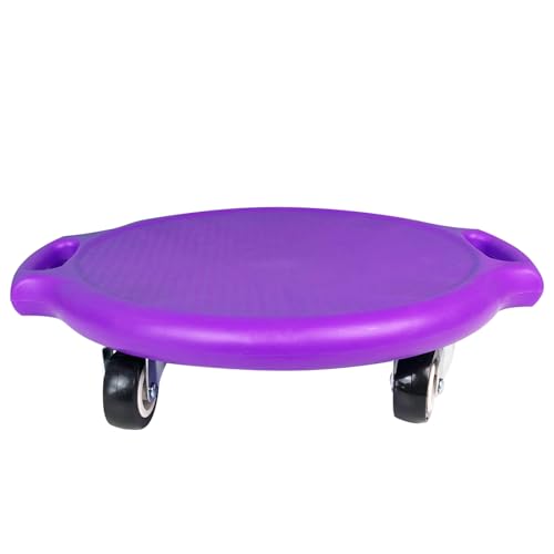 Chidiam Kinder Rollbrett Balance Board Für Kinder, Scooter Board mit Haltegriffen und Umlenkrollen, Kindersport zur Förderung von Balance, Motorik & Koordination, Balance Spiel ab 3 Jahren Chidiam Kinder Rollbrett Balance Board Für Kinder, Scooter Board mit Haltegriffen und Umlenkrollen, Kindersport zur Förderung von Balance, Motorik & Koordination, Balance Spiel ab 3 Jahren von Chidiam