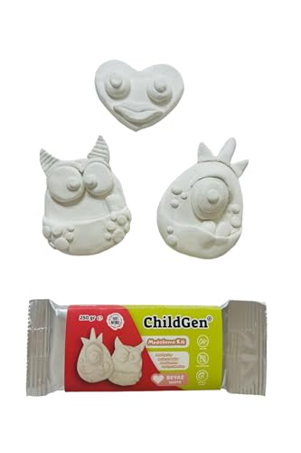 250 g lufttrocknender weißer Modellierton 250 g lufttrocknender weißer Modellierton von ChildGen