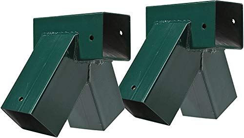 1 Paar robuste Schaukel-Eckwinkel für 90 x 90 mm Pfosten – ideal für Outdoor-Schaukel-Sets, Klettergerüste und DIY-Spielplätze – langlebiger, pulverbeschichteter Stahl für erhöhte Sicherheit und von ChildWood Play