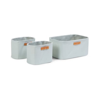 CHILDHOME Hängekörbe 3er Set hellgrau CHILDHOME Hängekörbe 3er Set hellgrau von Childhome