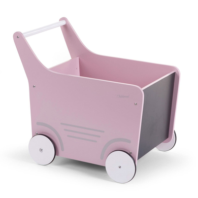 CHILDHOME Holzwagen rosa von Childhome
