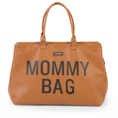 CHILDHOME Mommy Bag Lederlook braun von Childhome
