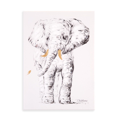CHILDHOME Ölgemälde Elefant 30 x 40 cm von Childhome