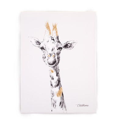 CHILDHOME Ölgemälde Giraffe 30 x 40 cm von Childhome