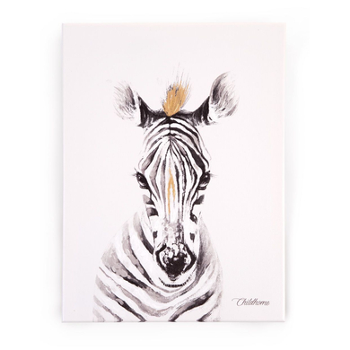 CHILDHOME Ölgemälde Zebra 30 x 40 cm von Childhome