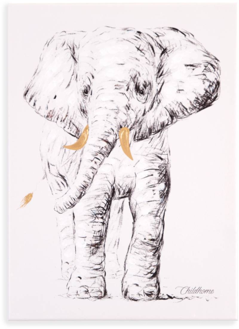 Childhome Gemälde Elefant 30x40 von Childhome