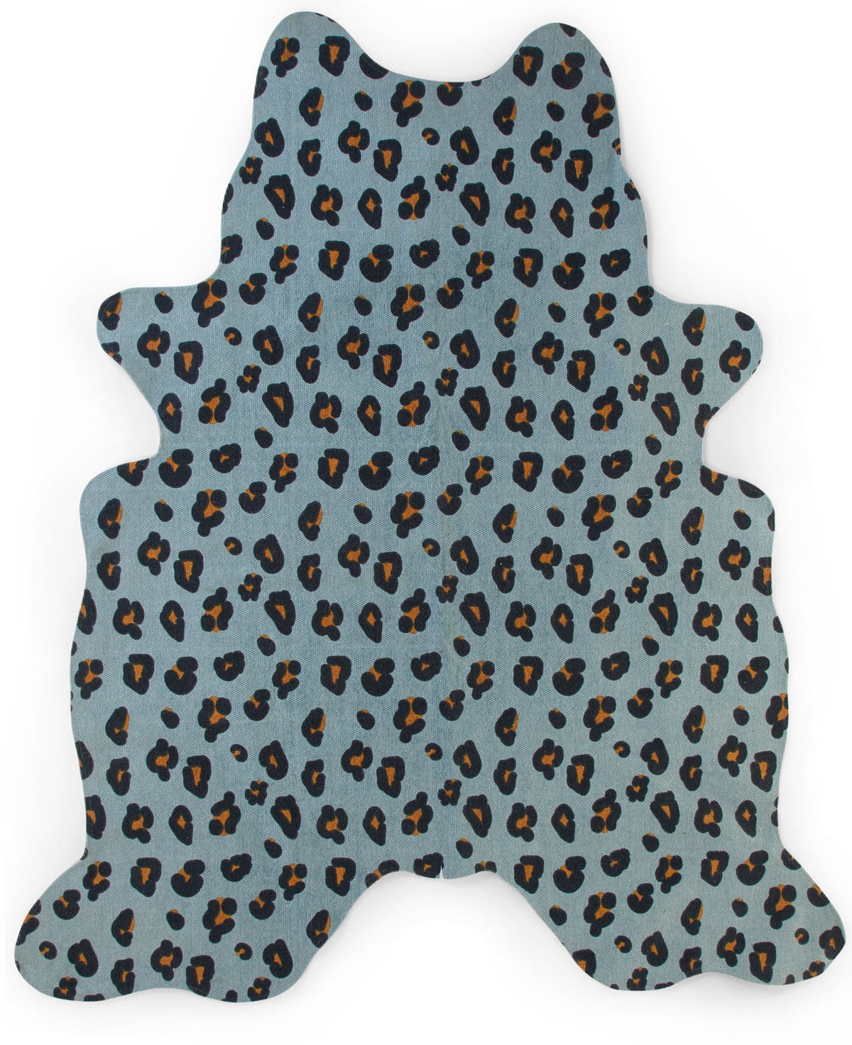 Childhome Teppich Leopard 145 x 160, Blue von Childhome