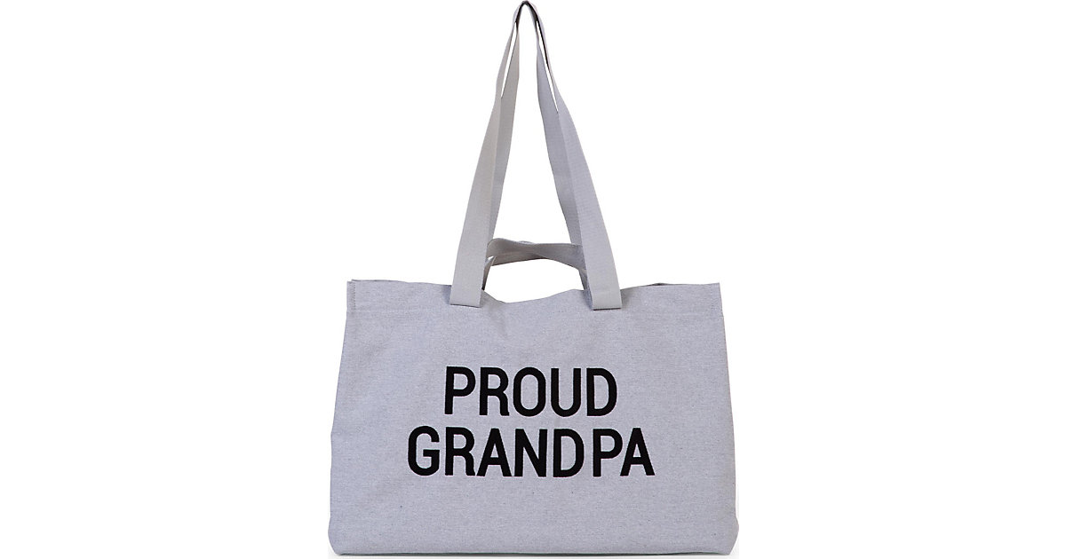 Wickeltasche GROßVATERTASCHE Canvas grau von Childhome