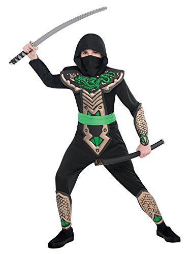 (PKT) (EB-997022) Child Boys Dragon Slayer Ninja Costume (6-8yr) von amscan