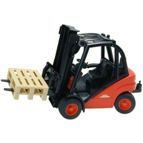 Bruder Toys Linde H30D Gabelheber mit Palette von Children Web store
