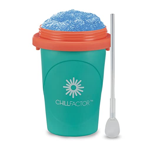 ChillFactor slushy Maker Neon Green - Reusable slushy Maker Cup, Homemade slushies. Squeeze Cup slushy Maker Kitchen Toys von Chill Factor