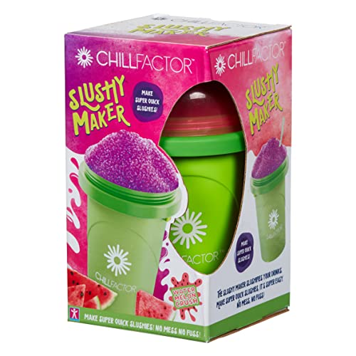ChillFactor 07952 Watermelon Crush - Wiederverwendbarer, hausgemachter Quetschbecher, Slush-Maker, Küchenspielzeug, Rosa von Chill Factor