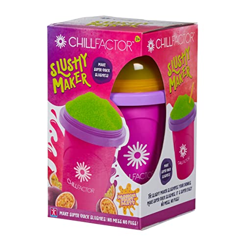 ChillFactor 07954 Passion Fruit Party – wiederverwendbarer, selbstgemachter Quetschbecher, Slushy-Maker, Küchenspielzeug, Pink ChillFactor 07954 Passion Fruit Party – wiederverwendbarer, selbstgemachter Quetschbecher, Slushy-Maker, Küchenspielzeug, Pink von Chill Factor