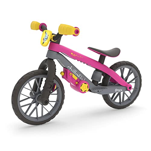 Chillafish BMXie Moto Multi-Play-Laufrad mit echten VROOM VROOM-Sounds und abnehmbarem Spielmotor, inklusive kindersicherem Schraubenzieher und Schrauben, verstellbarem Sitz, für 2-5 Jahre, Rosa von Chillafish
