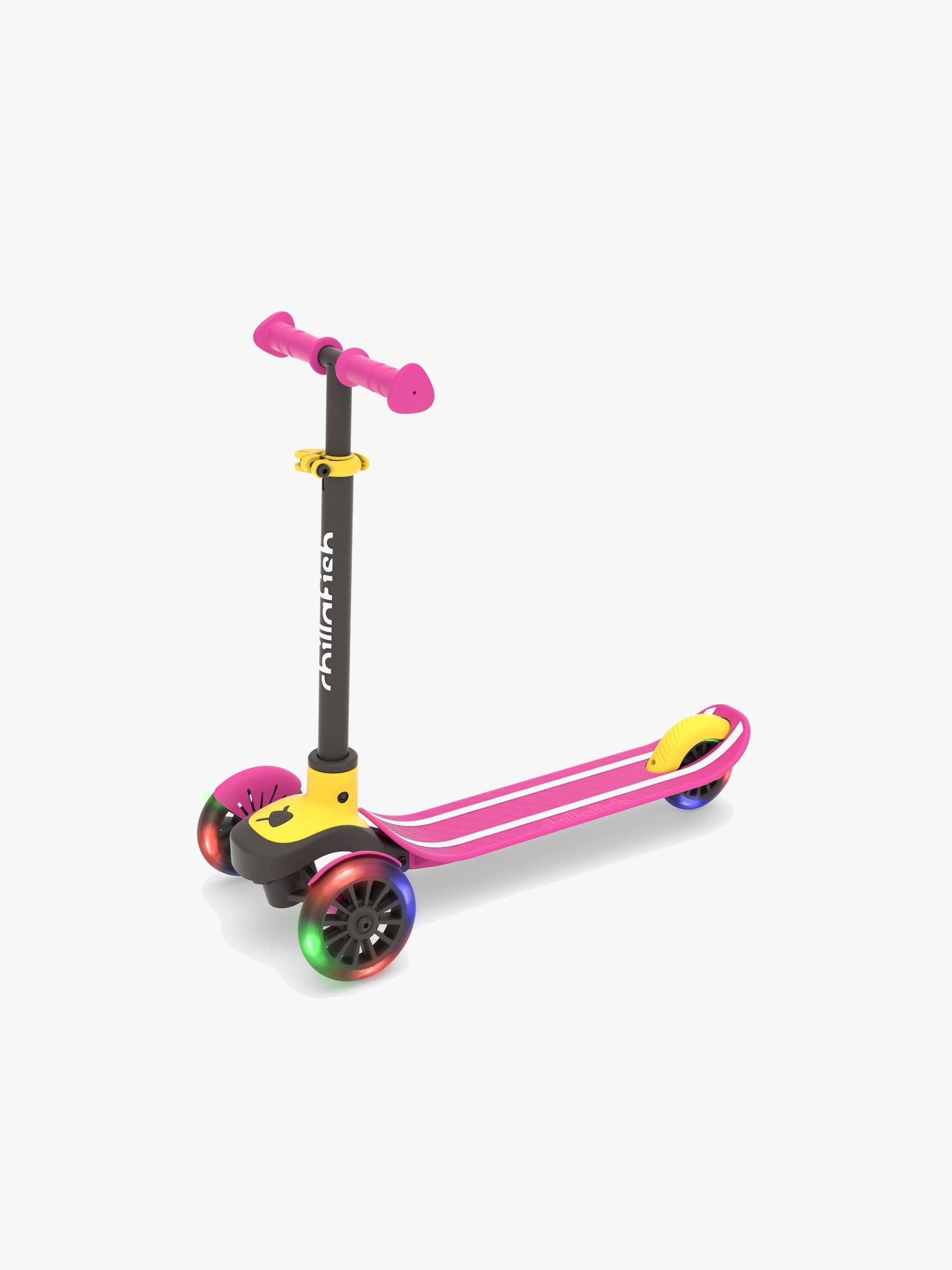 Chillafish Scotti Glow Tretroller, Pink von Chillafish