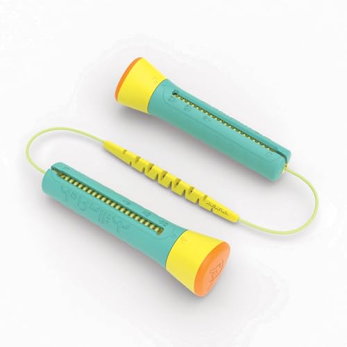Chillafish Skibbi – Verstellbares Sprungseil mit Beschleuniger für Kinder und Erwachsene – Springseil, längenverstellbar von 0,3 bis 3 m CPSB01MIN von Chillafish
