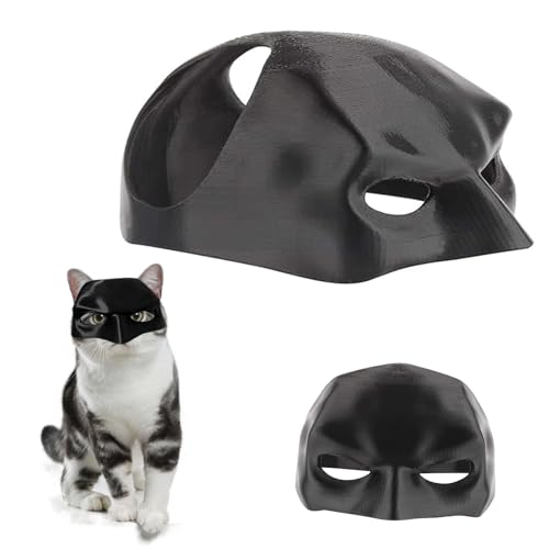 Chingcoo Batcat Maske - 3D Katzenmaske, Katzenbekleidung, Bat Maske für Katzen, Lustige Schwarze Fledermausmaske für Katzen, Haustierkostüm Chingcoo Batcat Maske - 3D Katzenmaske, Katzenbekleidung, Bat Maske für Katzen, Lustige Schwarze Fledermausmaske für Katzen, Haustierkostüm von Chingcoo