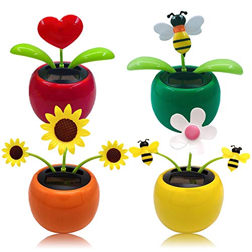 Chingde wackelblume solar, wackelblume, solar wackelblume, 4 Stück Solar Tanzende Blume Solarblume Wackelfigur Wackelblume Solar Solarbetriebene Wackelblume für Auto Haus Oder Büro Chingde wackelblume solar, wackelblume, solar wackelblume, 4 Stück Solar Tanzende Blume Solarblume Wackelfigur Wackelblume Solar Solarbetriebene Wackelblume für Auto Haus Oder Büro von Chingde