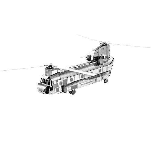 Fascinations MMS084 - Metal Earth 502472 - Boeing CH-47 Chinook, lasergeschnittener 3D-Konstruktionsbausatz, 2 Metallplatinen, ab 14 Jahren von Professor PUZZLE