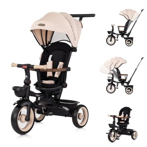 Chipolino Dreirad, Tricycle Urban Lenker mit Licht, klappbar, Sitz drehbar, Korb, Farbe:beige Chipolino Dreirad, Tricycle Urban Lenker mit Licht, klappbar, Sitz drehbar, Korb, Farbe:beige von Chipolino