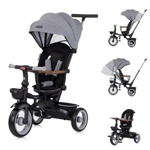 Chipolino Dreirad, Tricycle Urban Lenker mit Licht, klappbar, Sitz drehbar, Korb, Farbe:grau Chipolino Dreirad, Tricycle Urban Lenker mit Licht, klappbar, Sitz drehbar, Korb, Farbe:grau von Chipolino