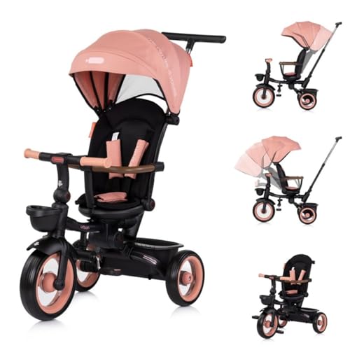 Chipolino Dreirad, Tricycle Urban Lenker mit Licht, klappbar, Sitz drehbar, Korb, Farbe:rosa Chipolino Dreirad, Tricycle Urban Lenker mit Licht, klappbar, Sitz drehbar, Korb, Farbe:rosa von Chipolino