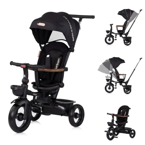 Chipolino Dreirad, Tricycle Urban Lenker mit Licht, klappbar, Sitz drehbar, Korb, Farbe:schwarz Chipolino Dreirad, Tricycle Urban Lenker mit Licht, klappbar, Sitz drehbar, Korb, Farbe:schwarz von Chipolino