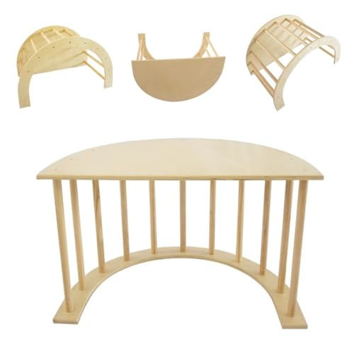 Chipolino Holz-Spieltisch, Schaukelspielzeug, Kletterleiter, Ruhezone, Wippe, Farben:Braun Chipolino Holz-Spieltisch, Schaukelspielzeug, Kletterleiter, Ruhezone, Wippe, Farben:Braun von Chipolino
