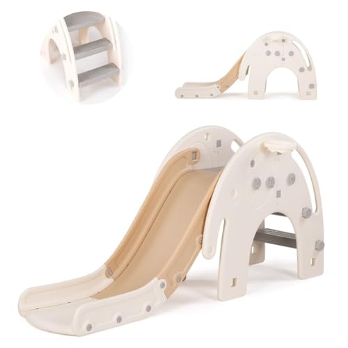Chipolino Kinderrutsche Elefant 170 cm Rutschlänge, Basketballkorb, DREI Stufen, Farben:beige Chipolino Kinderrutsche Elefant 170 cm Rutschlänge, Basketballkorb, DREI Stufen, Farben:beige von Chipolino