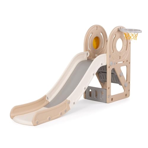 Chipolino Kinderrutsche Ente 170 cm Rutschlänge Basketballkorb Ball wetterfest von Chipolino