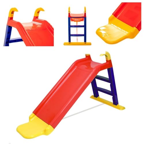 Chipolino Kinderrutsche Länge 141 cm, Breite 63 cm, Höhe 78,5 cm Outdoor Indoor, Farbe:rot von Chipolino