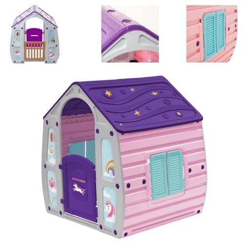 Chipolino Kinderspielhaus Magical Einhorn Türe, Fensterläden, Zaun, Aufkleber, Farbe:lila Chipolino Kinderspielhaus Magical Einhorn Türe, Fensterläden, Zaun, Aufkleber, Farbe:lila von Chipolino