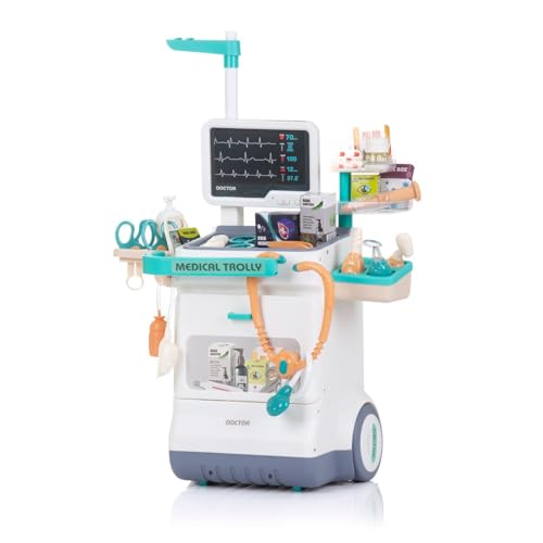 Chipolino Kinderspielzeug-Set Arzt 26-teilig Geräusche, Licht, Arztutensilien, Farbe:weiß Chipolino Kinderspielzeug-Set Arzt 26-teilig Geräusche, Licht, Arztutensilien, Farbe:weiß von Chipolino