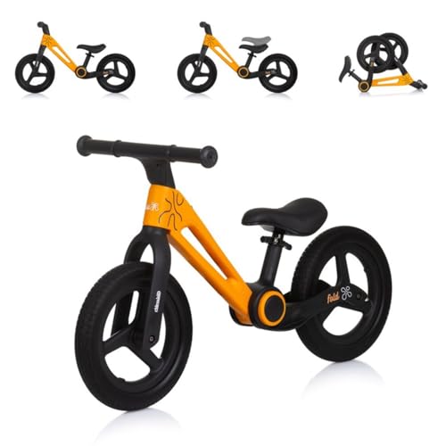 Chipolino Laufrad Fold X 12-Zoll höhenverstellbar zusammenklappbar ab 2 Jahren, Farben:orange von Chipolino