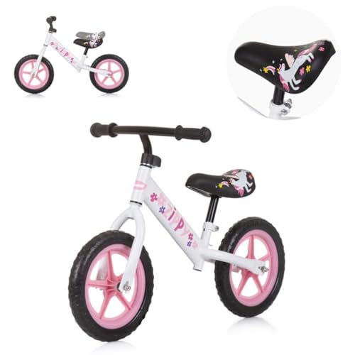 Chipolino Laufrad Zippy 12 Zoll höhenverstellbarer Sitz, Anti-Rutsch-Griffe, Farben:rosa Chipolino Laufrad Zippy 12 Zoll höhenverstellbarer Sitz, Anti-Rutsch-Griffe, Farben:rosa von Chipolino