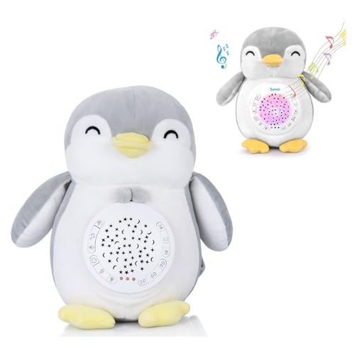 Chipolino Musik Plüschtier Pinguin, Projektor, 12 Verschiedene Melodien, Timer, Farbe:grau Chipolino Musik Plüschtier Pinguin, Projektor, 12 Verschiedene Melodien, Timer, Farbe:grau von Chipolino