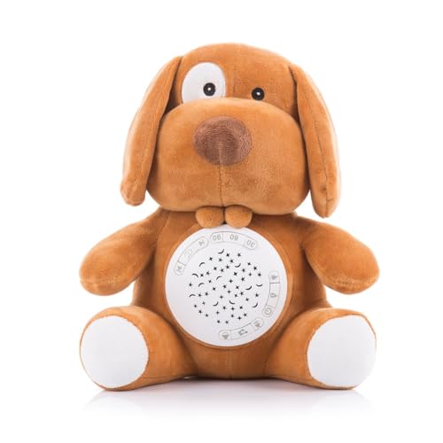Chipolino Musik Plüschtier mit Projektor 12 Verschiedene Melodien Lichtanzeige, Farben:braun von Chipolino