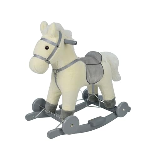 Chipolino Schaukelpferd Sound, mit Räder, sattelförmiger Sitz, Holzgriffe Plüsch, Farbe:beige Chipolino Schaukelpferd Sound, mit Räder, sattelförmiger Sitz, Holzgriffe Plüsch, Farbe:beige von Chipolino