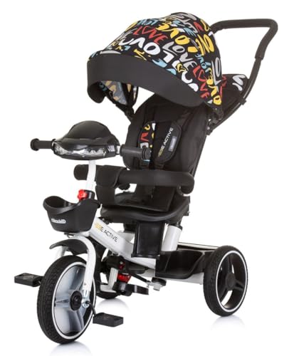 Chipolino Tricycle Dreirad Be Active 2 in 1 Sitz drehbar Musik Licht drehbar, Farben:bunt von Chipolino