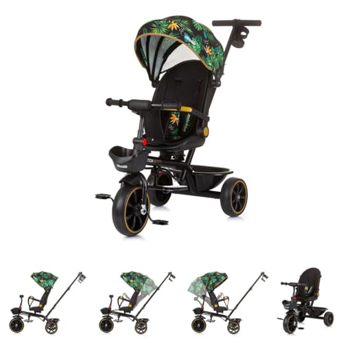 Chipolino Tricycle Max Sport 2 in 1, Dreirad, Becherhalter, Sitz umkehrbar, Korb, Farbe:grün Chipolino Tricycle Max Sport 2 in 1, Dreirad, Becherhalter, Sitz umkehrbar, Korb, Farbe:grün von Chipolino