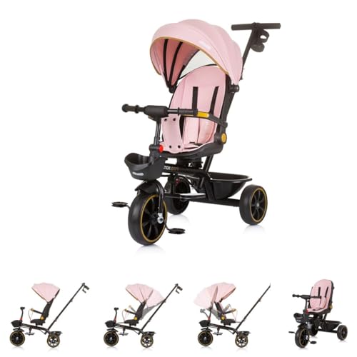 Chipolino Tricycle Max Sport 2 in 1, Dreirad, Becherhalter, Sitz umkehrbar, Korb, Farbe:rosa Chipolino Tricycle Max Sport 2 in 1, Dreirad, Becherhalter, Sitz umkehrbar, Korb, Farbe:rosa von Chipolino